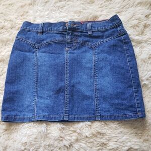 GLO Jean Miniskirt